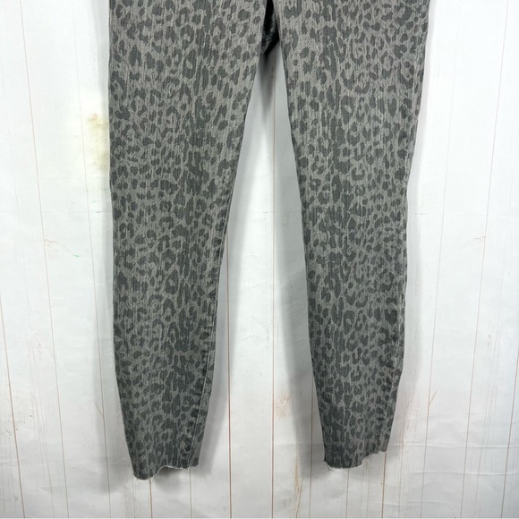 Kut From The Kloth Connie Leopard Print Ankle Skinny Jeans Size 6 - Picture 4 of 12